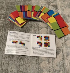 Learning Resources Color Cubed Multicolored Brain teaser 40 Pieces Strategy Game