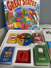 Great States Board Game Educational Excellent Condition