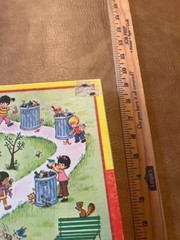 Vintage The “Collect the Litter” Board Game Jessup Paper Box Co. Tee Pee Toys