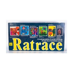 Waddingtons Board Game Ratrace (Bilingual 1970 Ed) Box Fair/EX
