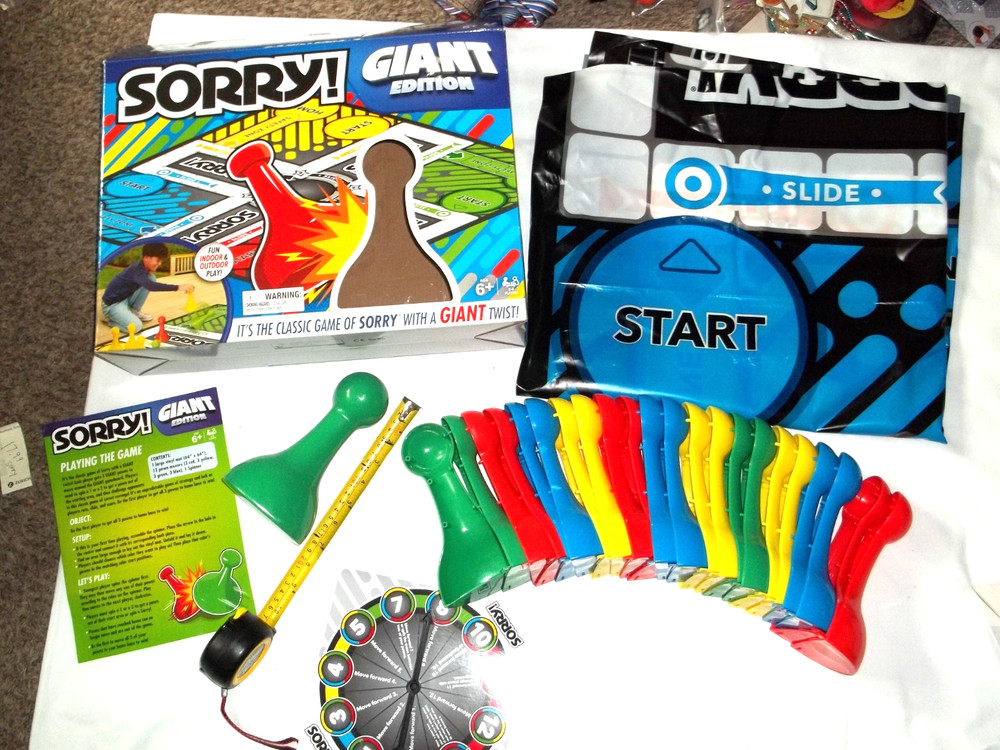 SORRY GIANT edition Full Sized Game with a Twist Complete Spin Master 2021
