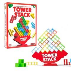 Tower Stack Game: Classic Creative Thinking Play for 2+ Players