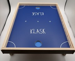Klask Tabletop Board Game. An Epic Magnetic Battle.