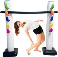 Inflatable Limbo Game for All Ages – 62″ Luau Party Fun Indoors & Outdoors