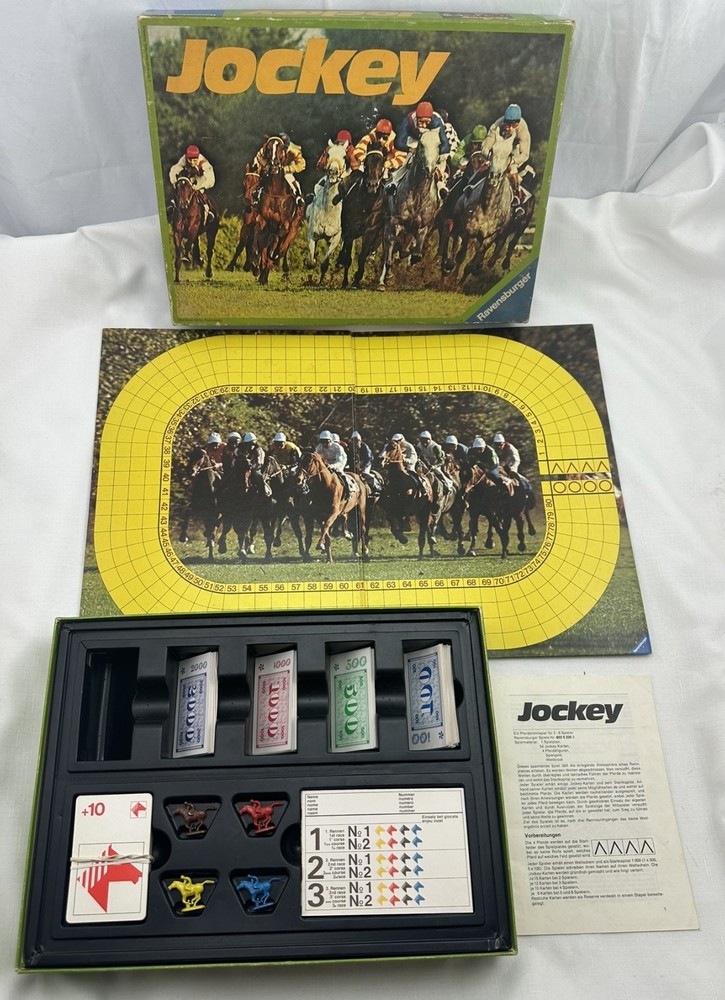 1973 Jockey Game by Ravensburger Complete in Great Condition FREE SHIPPING