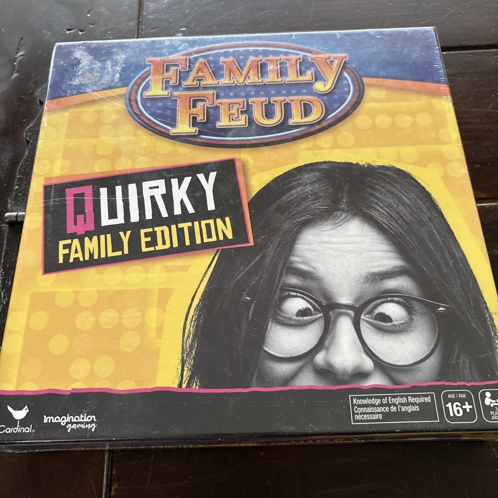 Family Feud Quirky Family Edition Game New Sealed