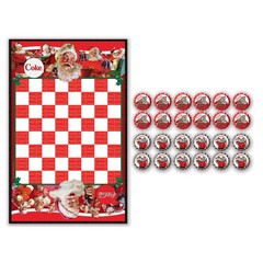 MasterPieces – Coca-Cola Holiday Checkers Board Game