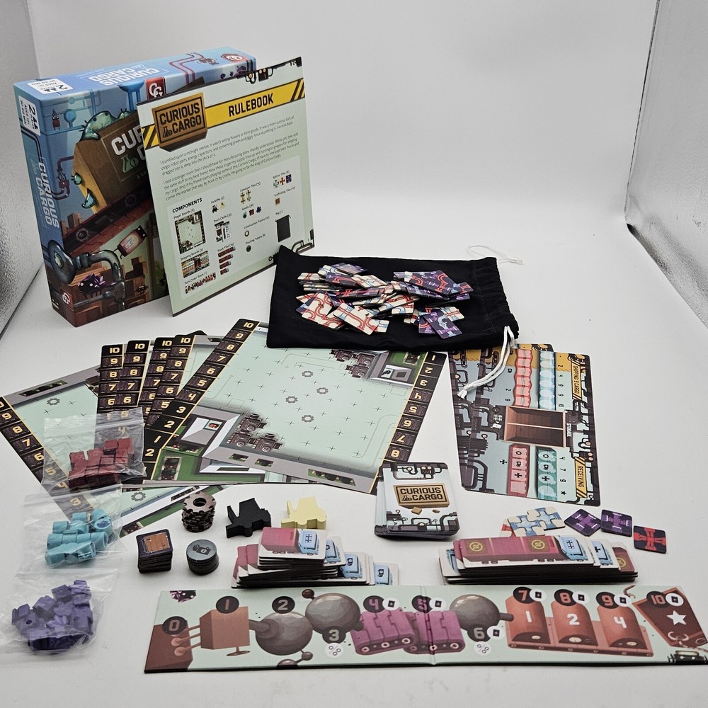 Curious Cargo Board Game Capstone Games Inventoried 100% Complete