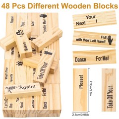 48 Pcs Couple Game Blocks, Fun Valentine’s Day Gift, Adult Games for Couples …