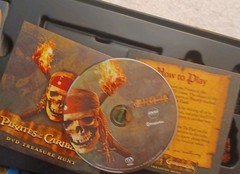 Pirates of the Caribbean DVD Treasure Hunt Board Game Complete DVD Works