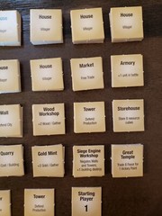 AGE OF MYTHOLOGY BOARD GAME TILES BUILDING BLOCKS TERRAIN RESOURCE 180 PIECES