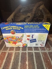 vtg 1998 University Games Carmen Sandiego USA Junior Edition Game New Sealed
