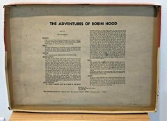 RARE VINTAGE 1956 BETTYE-B THE ADVENTURES OF ROBIN HOOD 3D BOARD GAME COMPLETE