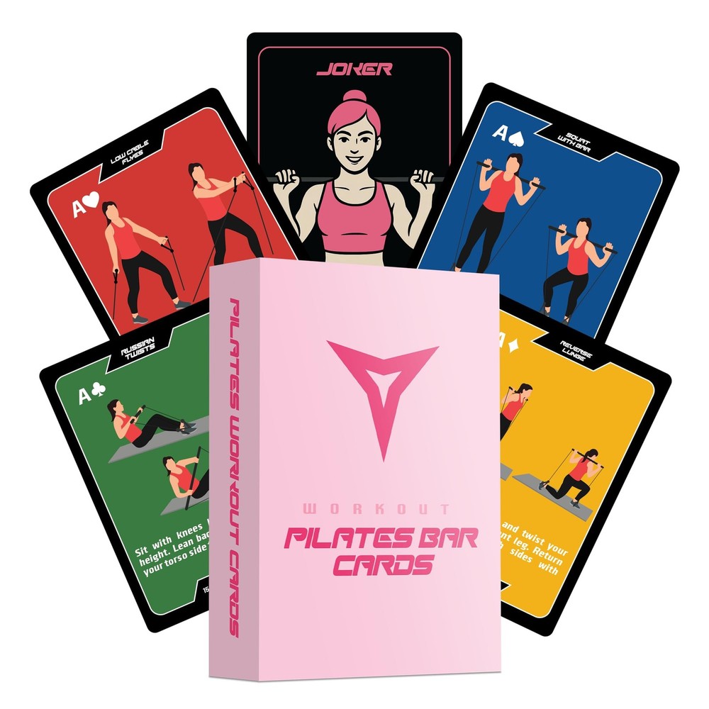BREAKING LIMITS Pilates Workout Cards Deck – Body Weight Exercise Cards for H…