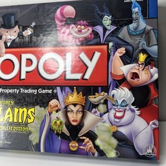Monopoly Disney Villains Collector’s Edition Board Game 2010 Complete