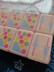 New Florida America Pink Mahjong Tile Set 160 Mah Jong Tiles