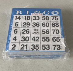 Bingo PAPER Cards 100 Square 1 On Triple or 3 Page Books 300 Sheets 3 Colors