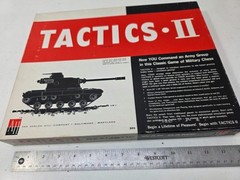 Vintage Avalon Hill 1961 Tactics II Military Game 1st Edition