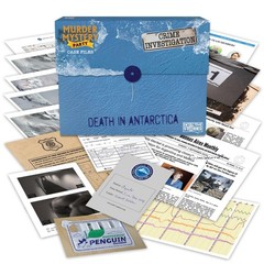 , Death in Antarctica, Case File Game for 1+ Players, Ages 14 and Up