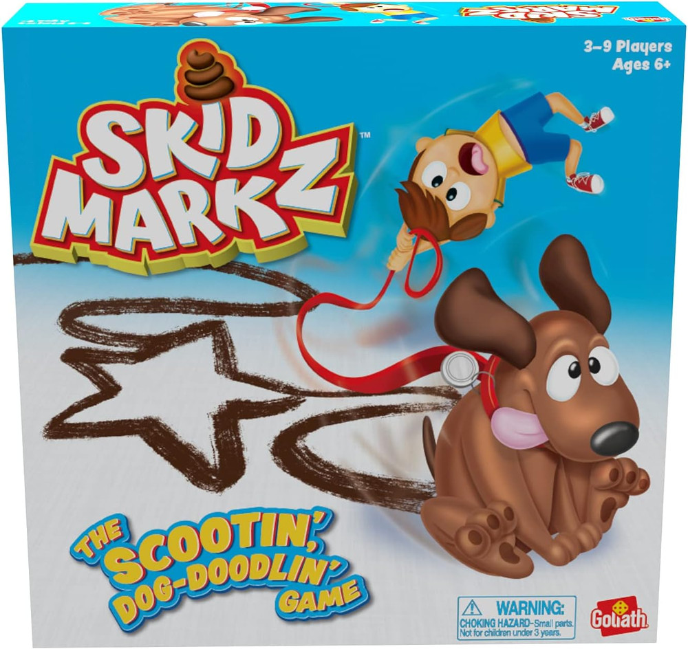 Skid Markz Game – the Scootin,’ Dog-Doodlin’ Drawing Game by Goliath