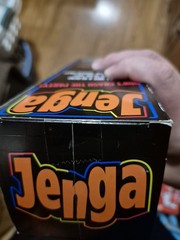 Jenga Neon Pop Hasbro 45 Neon Plastic Blocks Game 6+ New Sealed