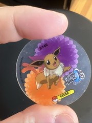 Rare Vtg Pokemon Eevee Espeon Crystal Tazos Taso Pogs Mexico Cheetos Doritos