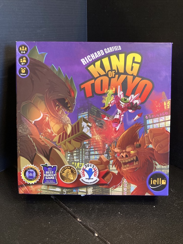 B39) King of Tokyo Board Game Richard Garfield Complete Whatz Iello Original