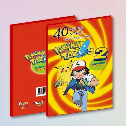 Polish Version 3D Pokemon Tazos Set 2 (Complete 40/40) + Album (See the photos)