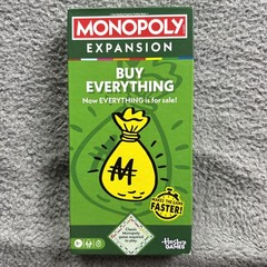 Hasbro Games Monopoly Buy Everything Board Game Extension Pack New Sealed