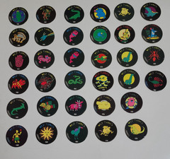 WILD THINGS POGS LOT OF 34 #s include misc 140’s, 150’s, 160’s, 170’s, 180’s