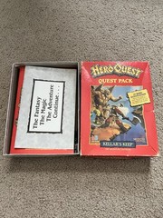 Vintage 1991 HeroQuest Kellar’s Keep Expansion Pack Milton Bradley Good Shape