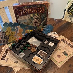 Tobago board game – 100% complete – 2009 French edition w/ printed English rules