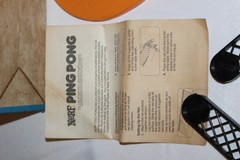 VTG 1980s Nerf Ping Pong Table Tennis Set Complete Parker Brothers Toy w Box