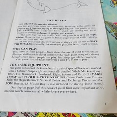 Vintage Animal Town Game Co Save The Whales Board Game 1978