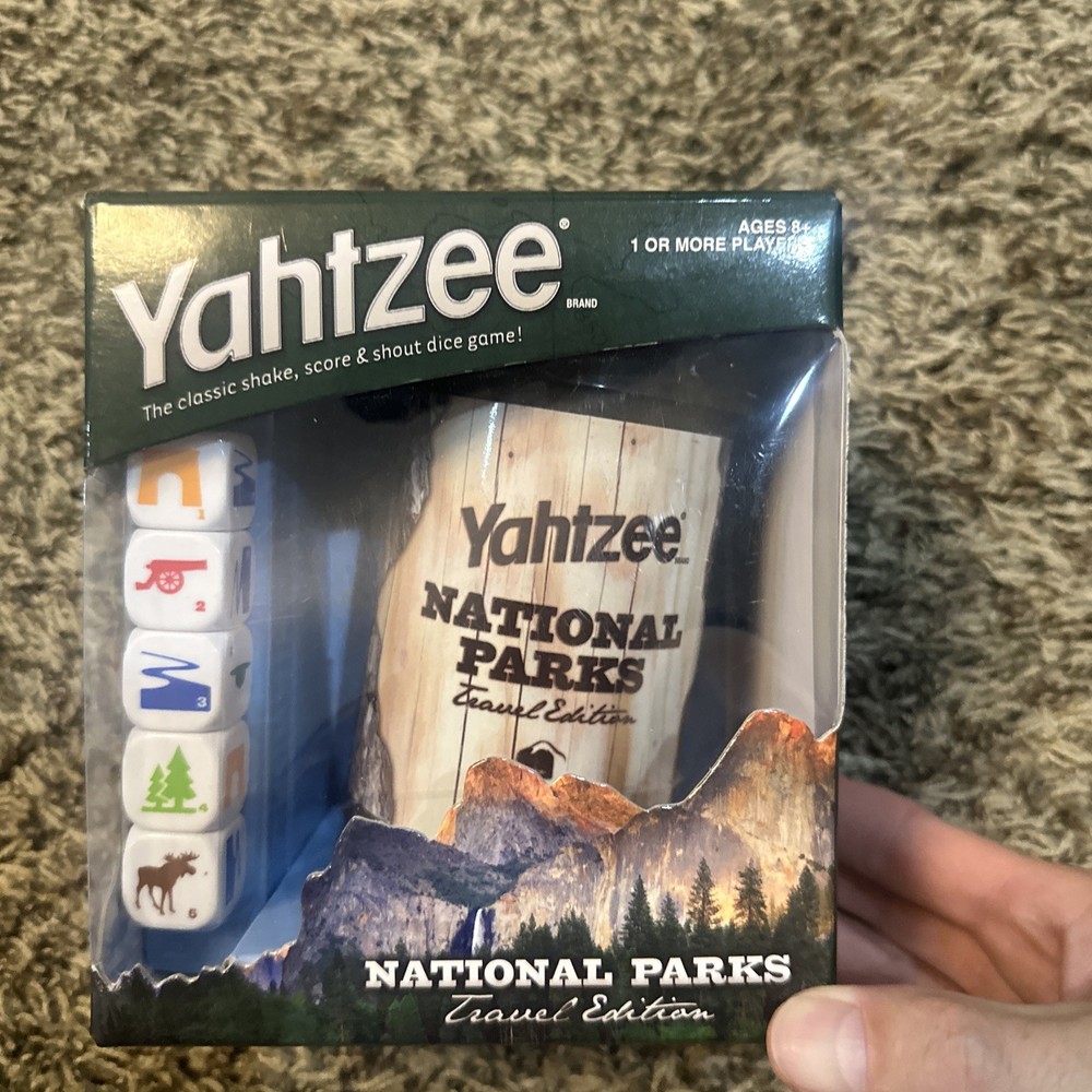 Brand New Yahtzee National Parks Special Edition Travel Dice Game 1 or More