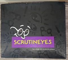 Scrutineyes The Board Game of Closer Looks Vintage 1992 UNUSED Pieces Complete