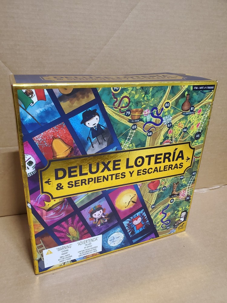 Deluxe Loteria and Serpientes Y Escaleras Game Set “Sealed” Fun for All Ages!
