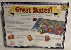 Great States Board Game USA 1999 Geographic Landmarks Capitals State Locations