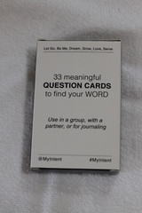 What’s Your Word? 33 Meaningful Question Cards MyIntent Self Help Insightful New