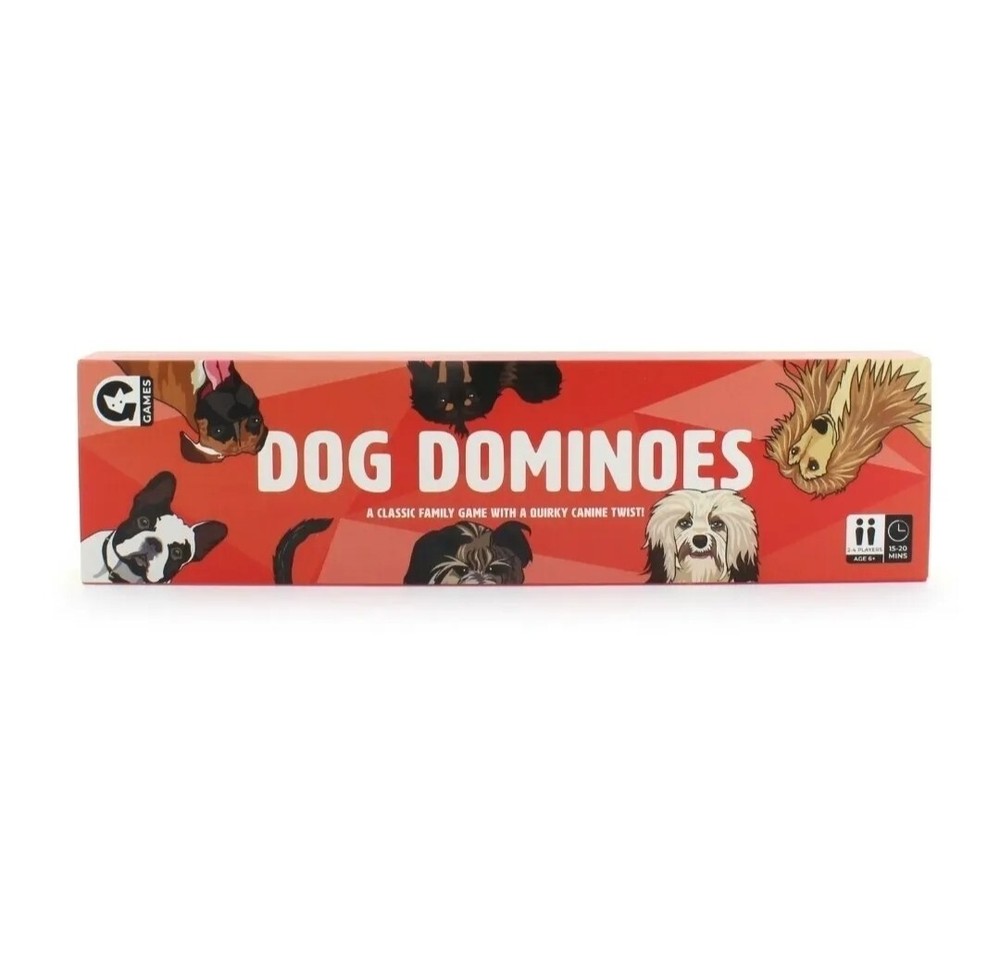 Ginger Fox Dog Themed Dominoes – Match Pairs of Pooches to Become Top Dog New