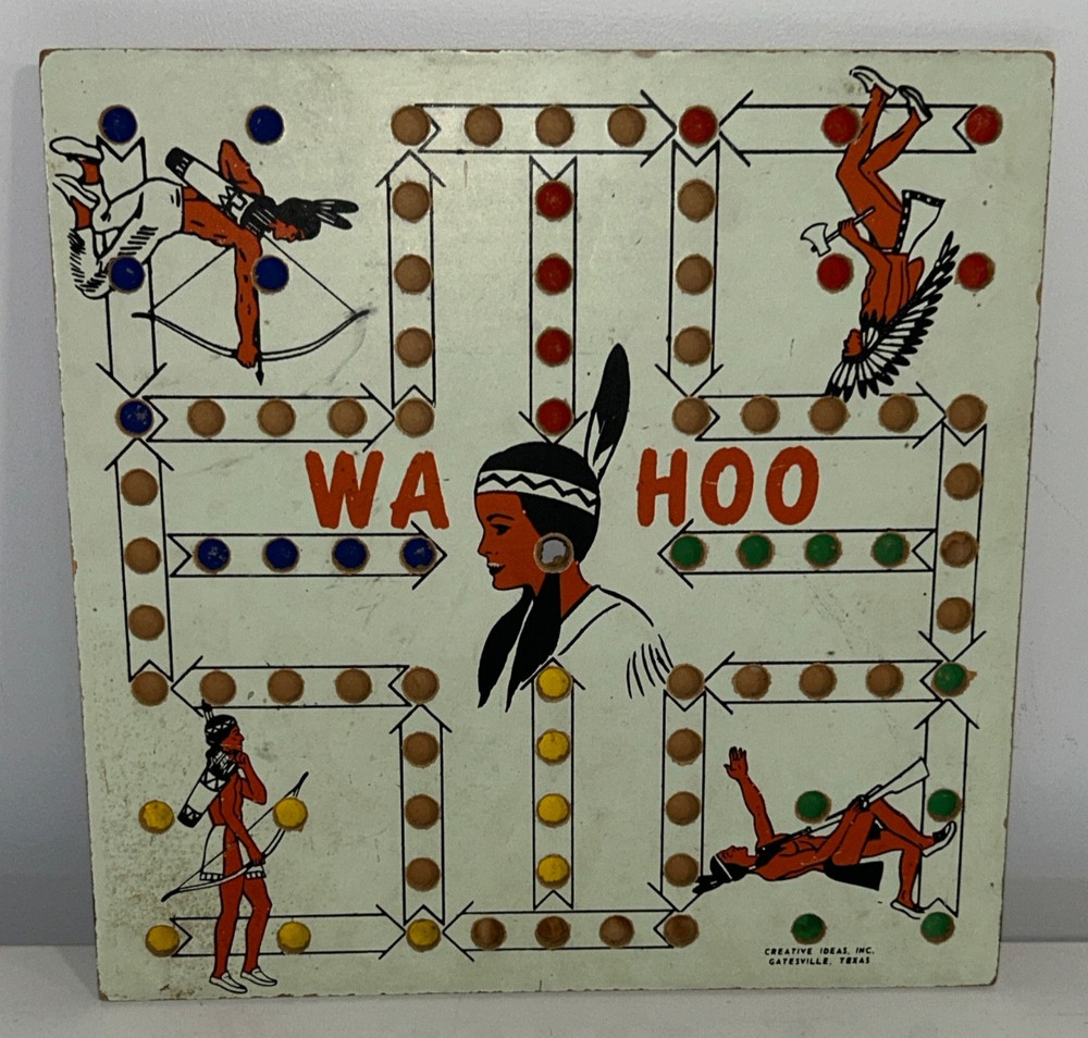 Vintage Creative Ideas Inc. WA HOO Marble Board Game, BOARD ONLY, Gatesville TX