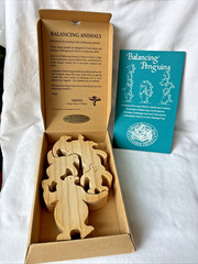 Tarata Balancing Penguins Wooden Balancing Puzzle Game From New Zealand, Ages 4+