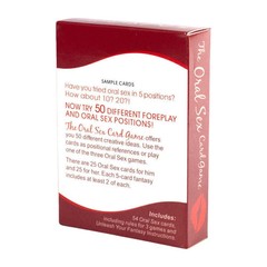 THE ORAL SEX CARD GAME ADULT COUPLES FUN FOREPLAY CARD GAME