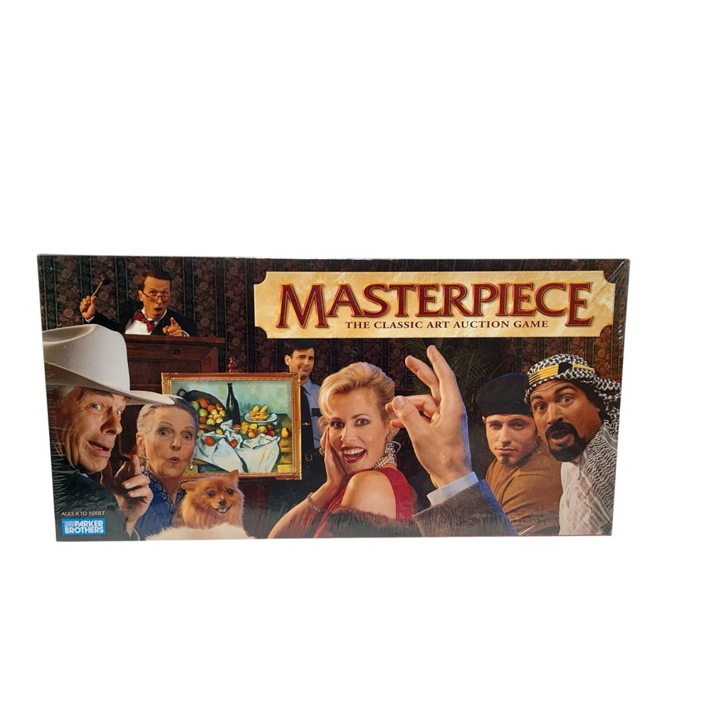 Masterpiece The Classic Art Auction Game 1996 Edition New Sealed Parker Brothers