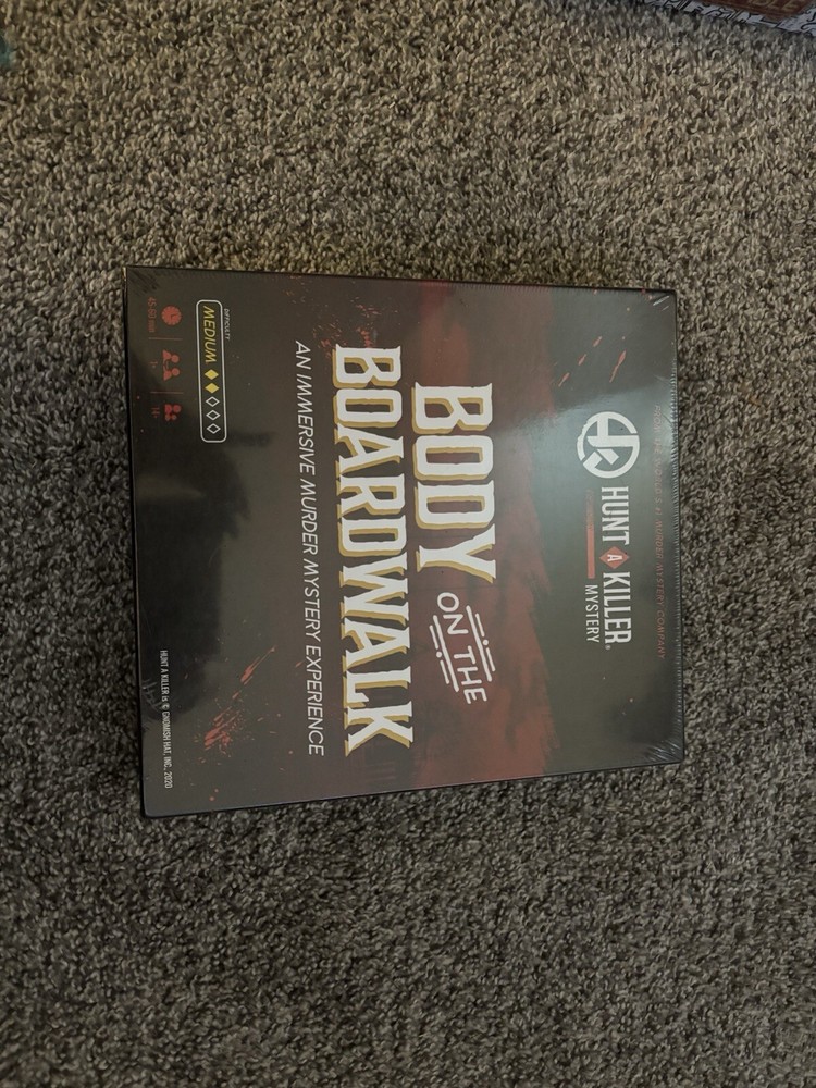 Body On The Boardwalk – Never Opened (seen in 3rd picture)