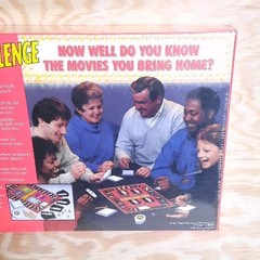Vintage 1991 Cadaco 681 Screen Challenge Movie Trivia Board Game NEW Sealed NIP