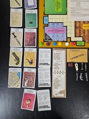 Vintage 1972 Clue Detective Board Game Complete Parker Brothers No. 45