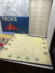 1961 Troke Castle Checkers Board Game by Selchow Righter