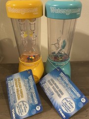 TOMY Water Games — Dolphin Ring Toss and Pelican Ball Basket Catch Toys – NEW