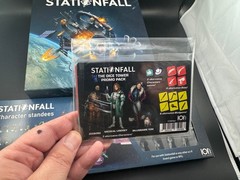 Ion Stationfall Board Game Collection with Standees Miniatures Mat BGG Promo